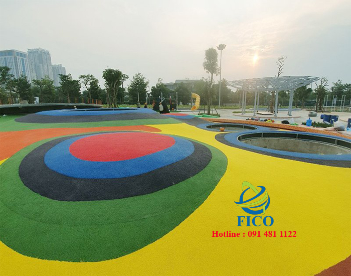 Thi Công Sàn EPDM Cho Sân Chơi Trẻ Em